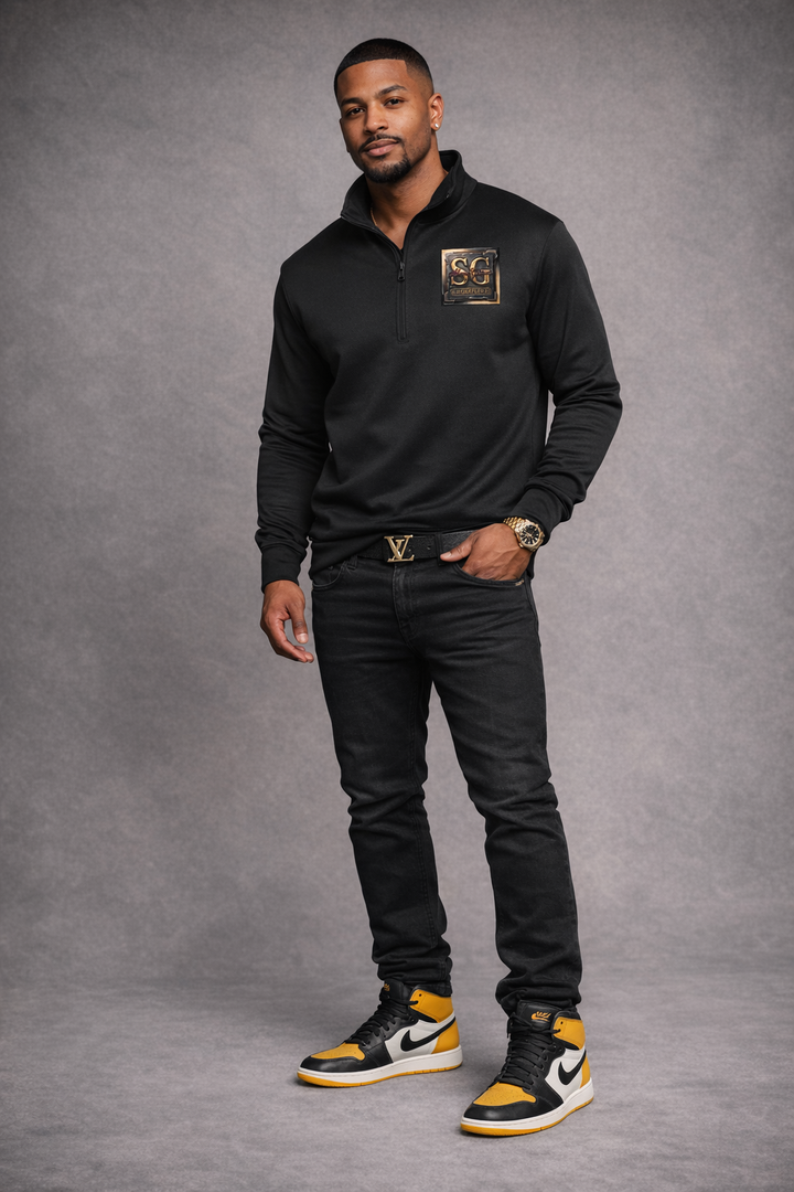 SG Exclusive I Am History Sport-Tek Mens Quarter Zip Pullover