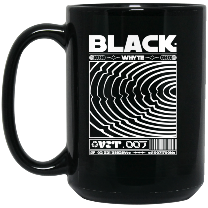 BM15OZ 15oz Black Mug