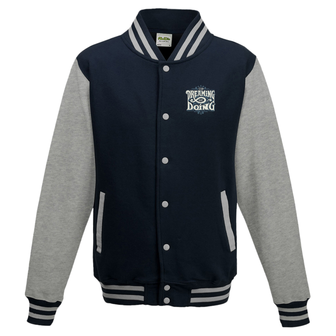 JHA043 AWDis Mens Letterman Jacket