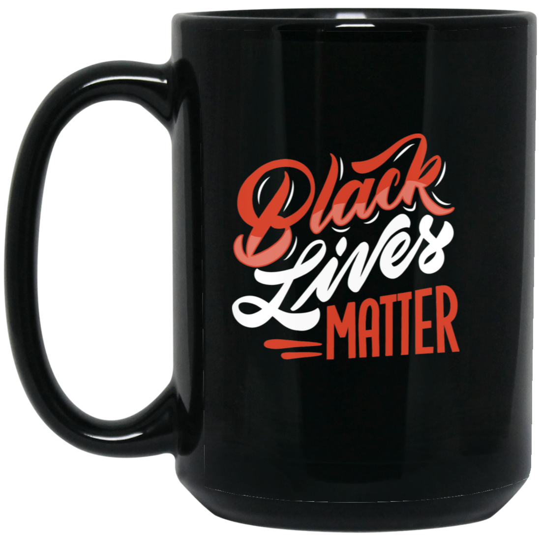 BM15OZ 15oz Black Mug