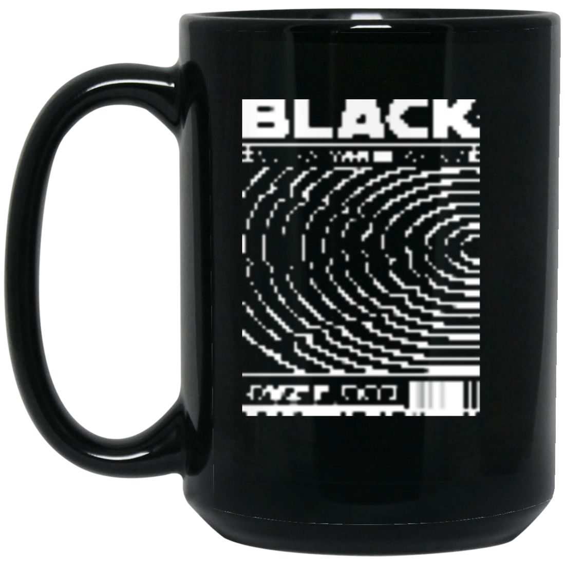 BM15OZ 15oz Black Mug