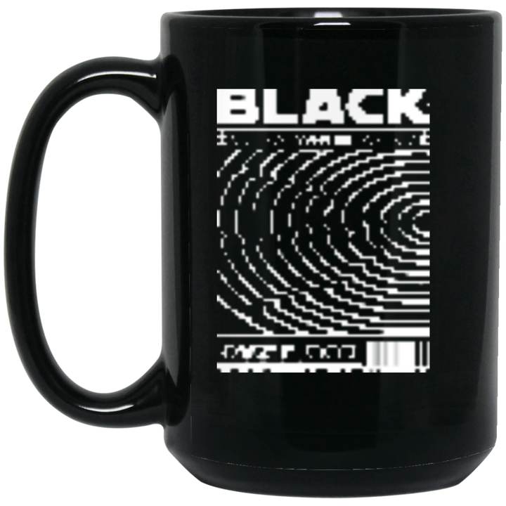 BM15OZ 15oz Black Mug