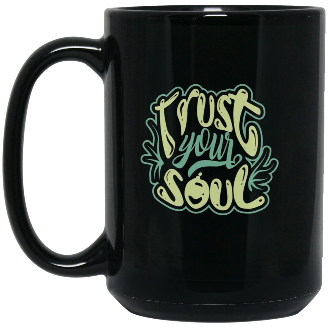 BM15OZ 15oz Black Mug