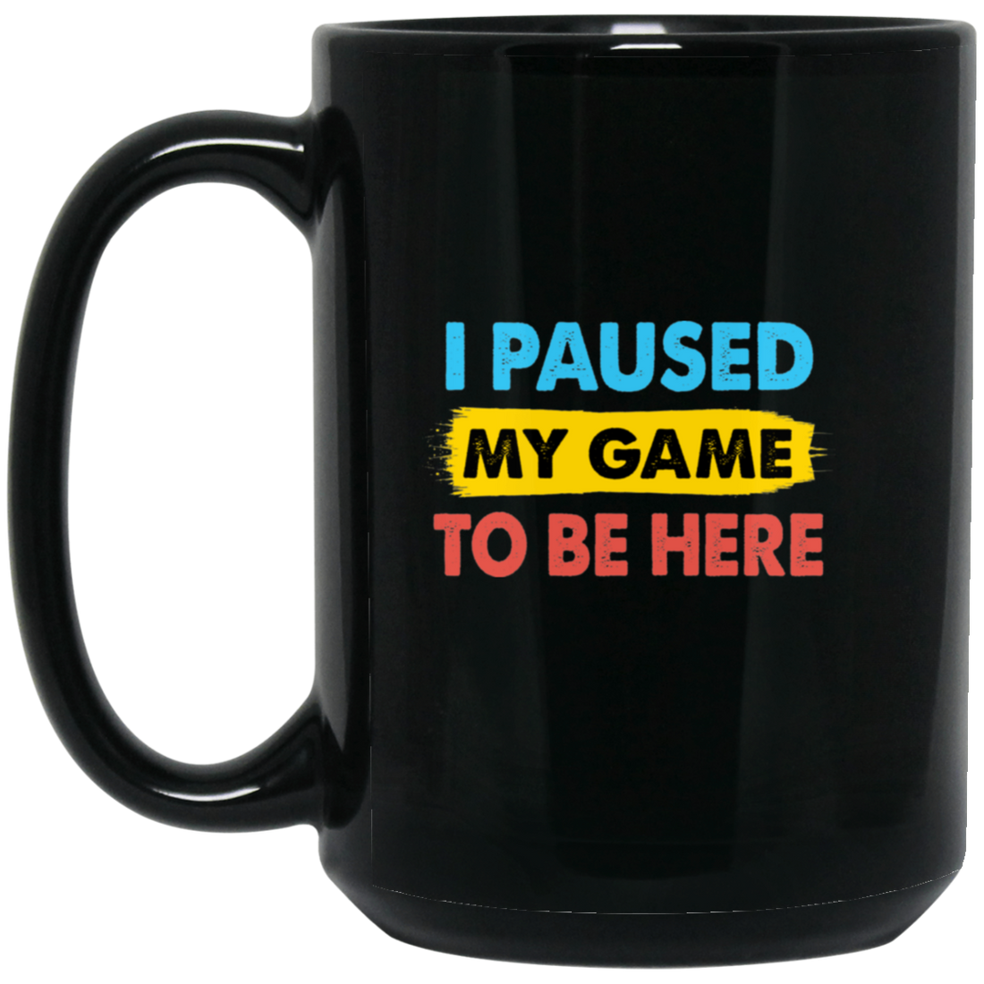 BM15OZ 15oz Black Mug