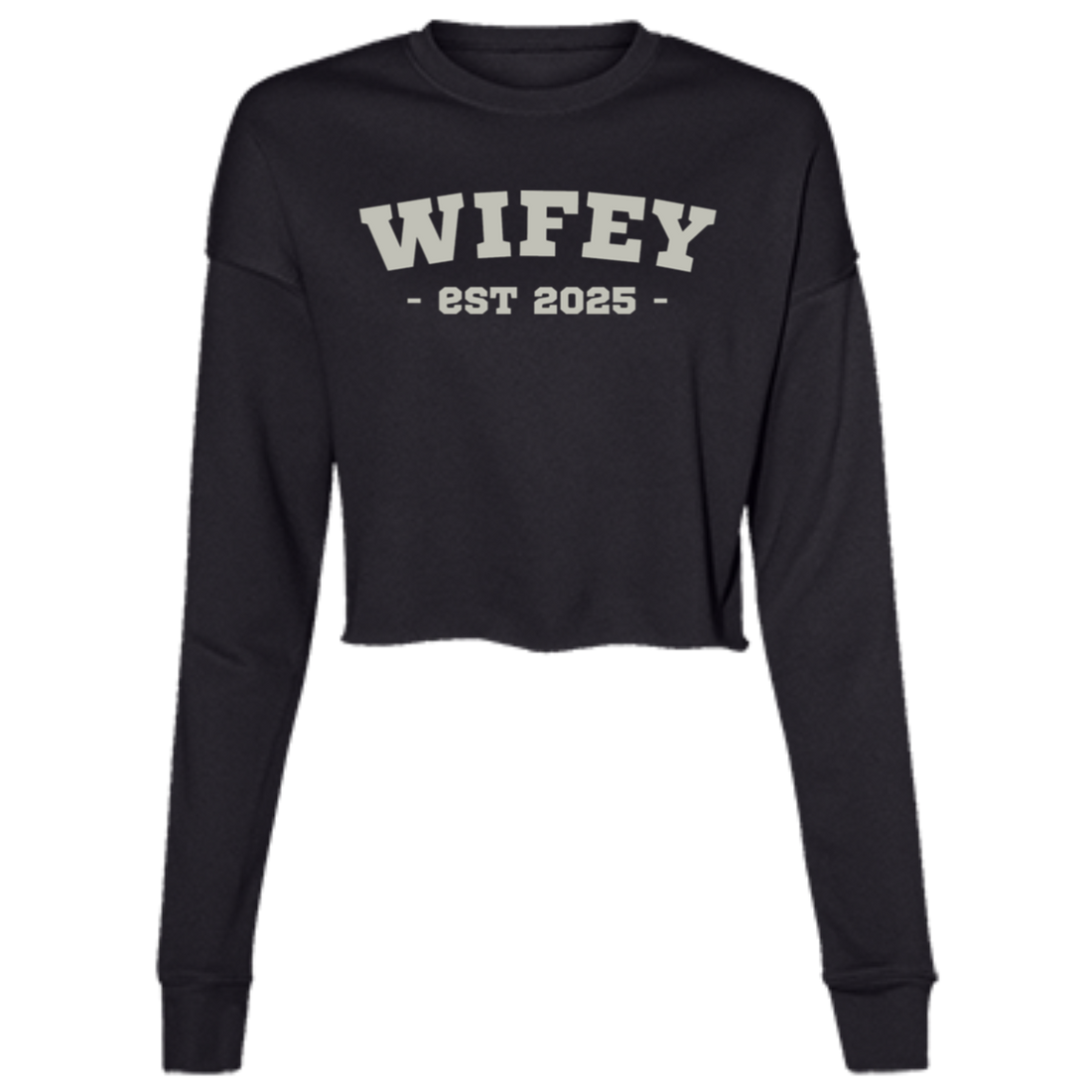 B7503 Ladies' Cropped Fleece Crew