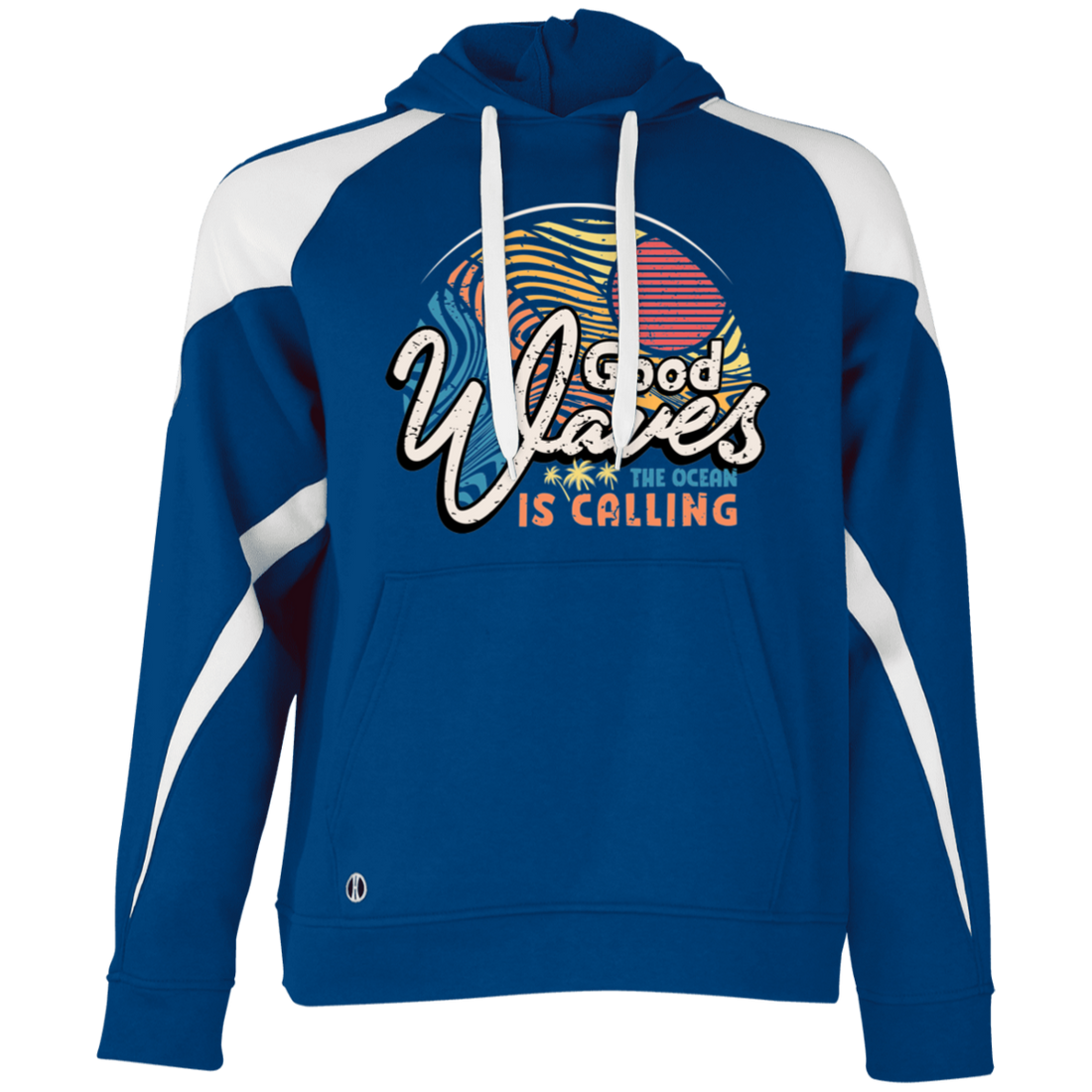 229546 Athletic Colorblock Fleece Hoodie