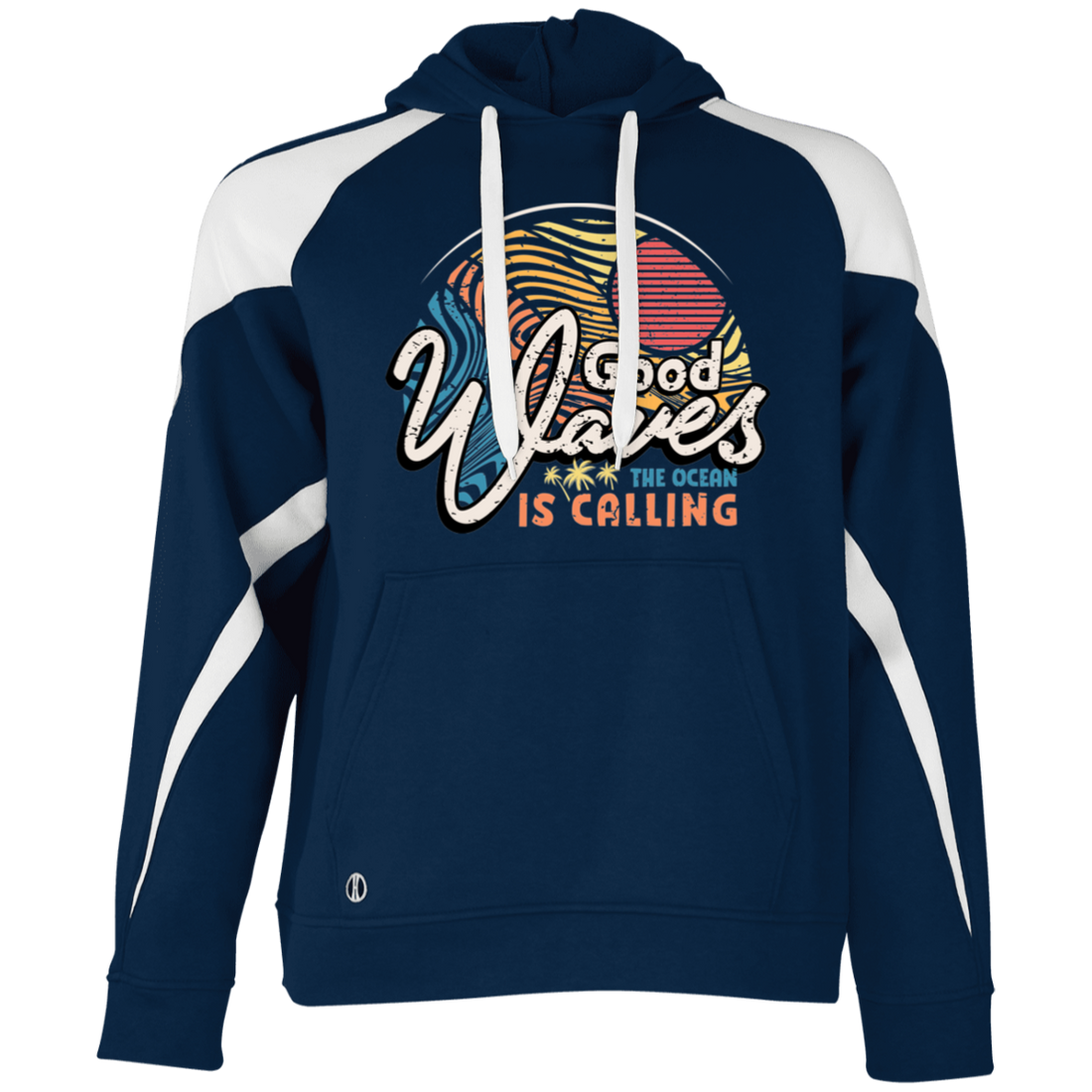 229546 Athletic Colorblock Fleece Hoodie