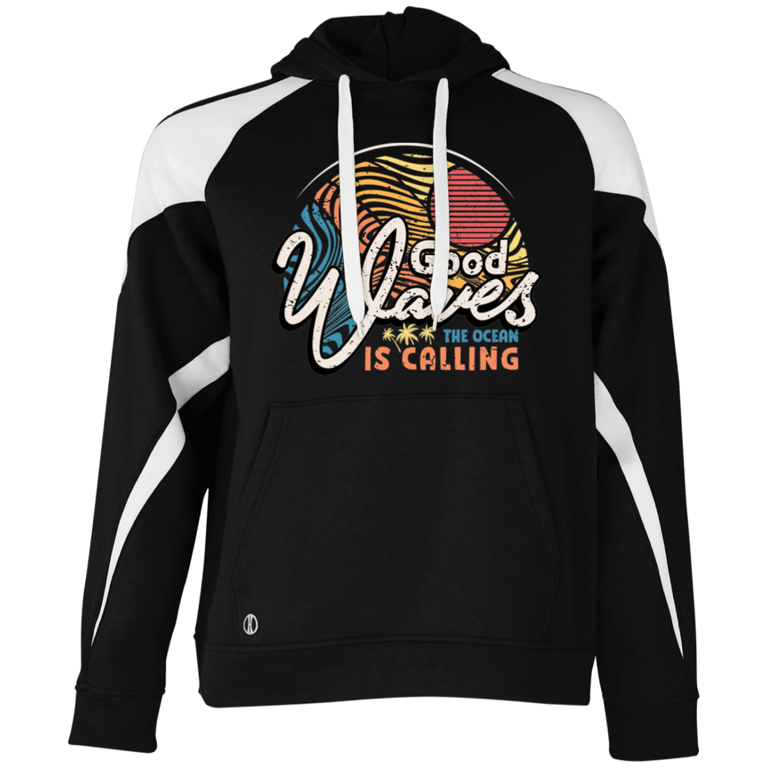 229546 Athletic Colorblock Fleece Hoodie