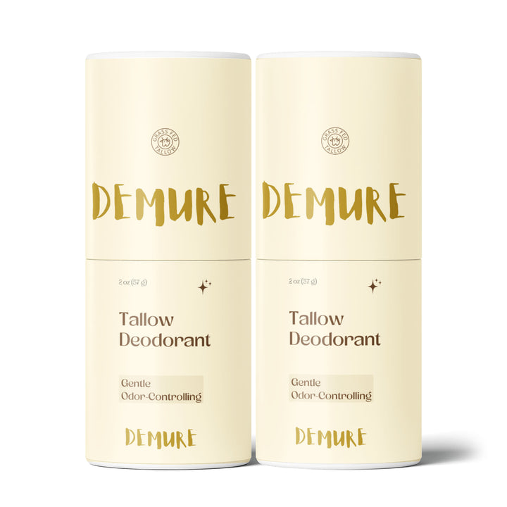 2 Pack Natural Tallow Deodorant Stick