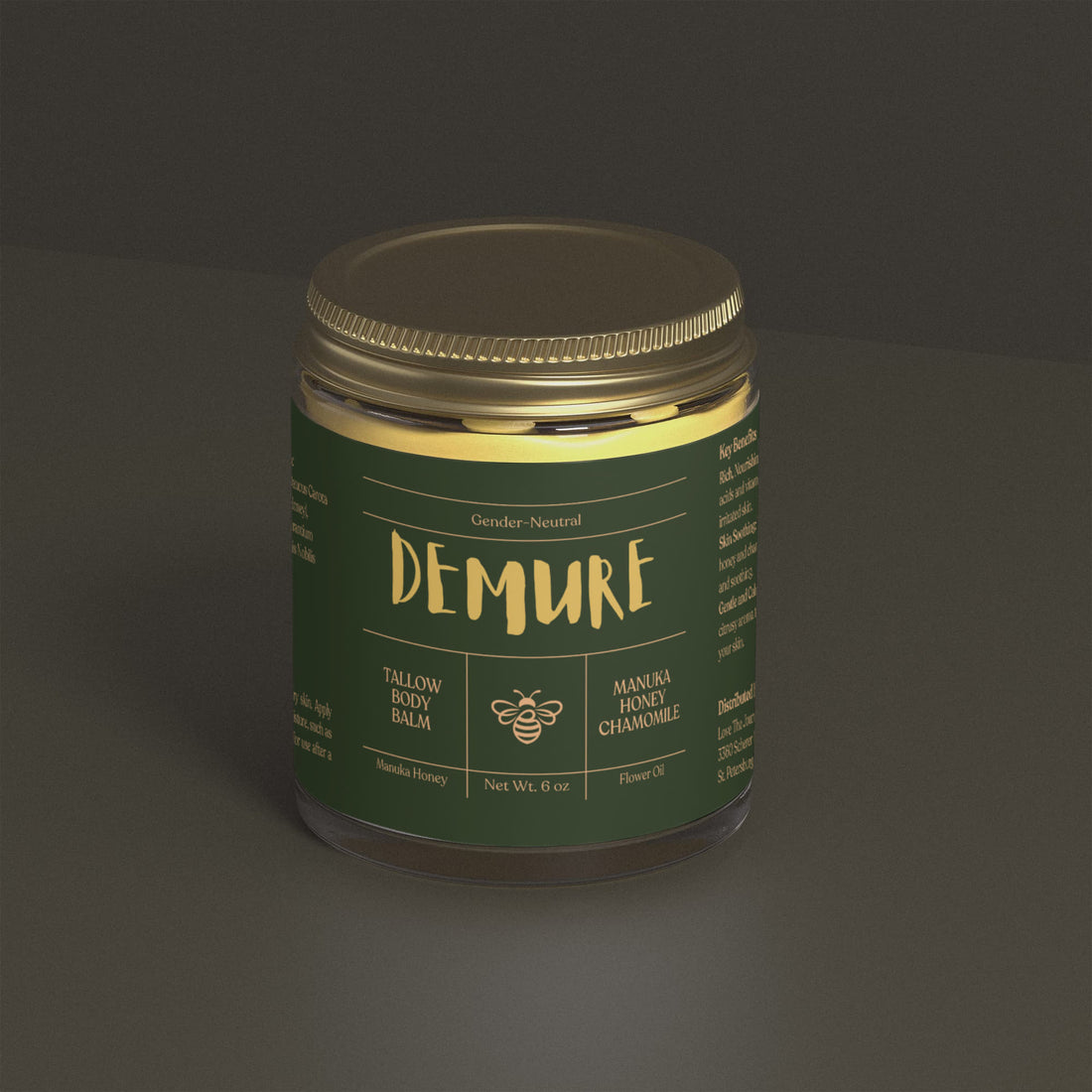 Manuka Honey Chamomile Tallow Body Balm