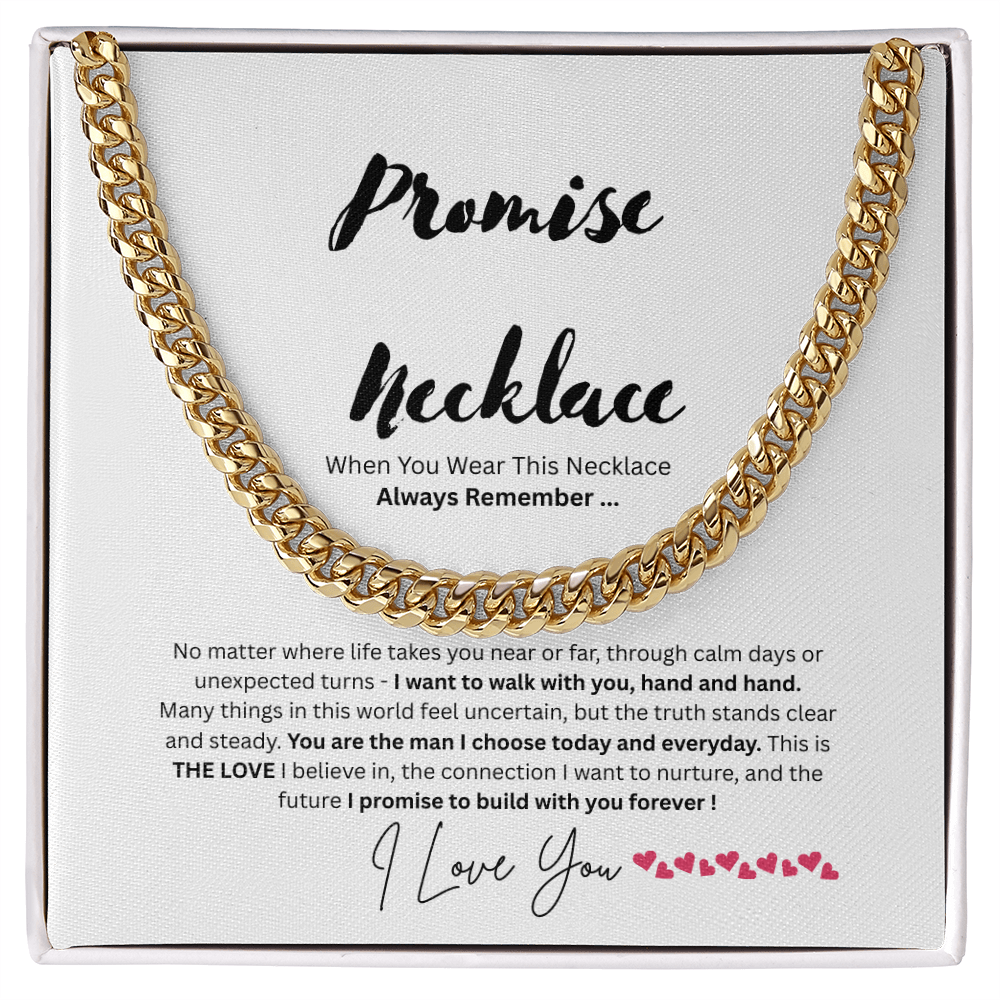 “A Promise He Can Wear Every Day.”
