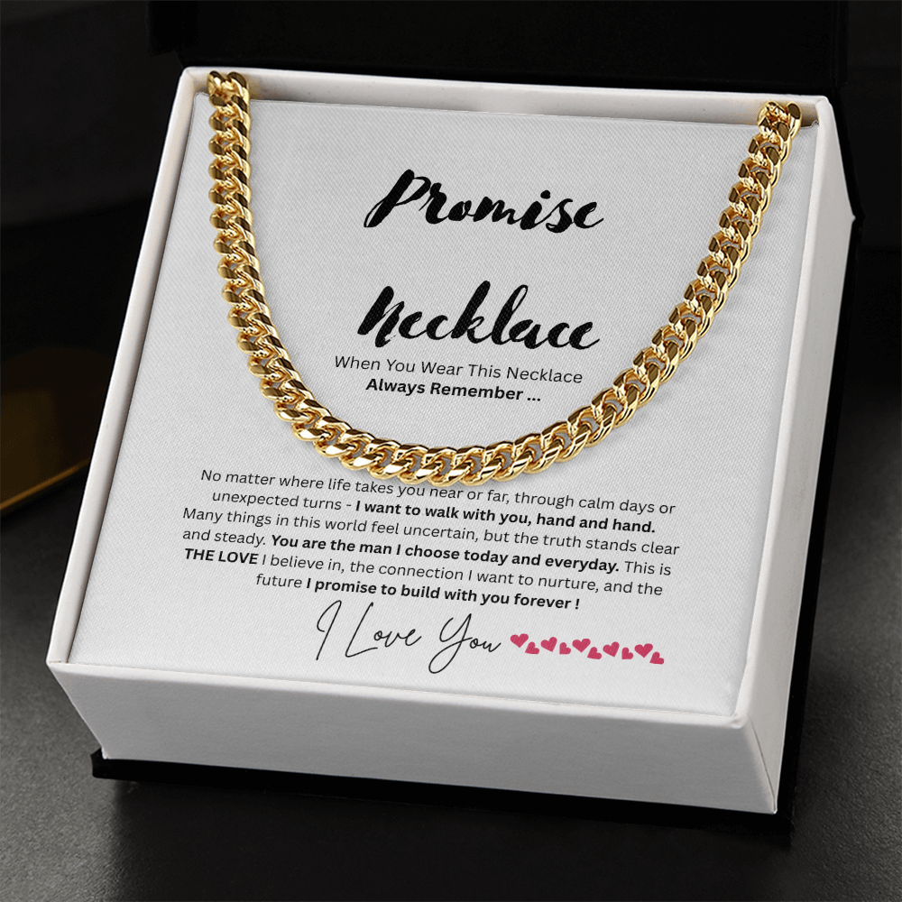 “A Promise He Can Wear Every Day.”