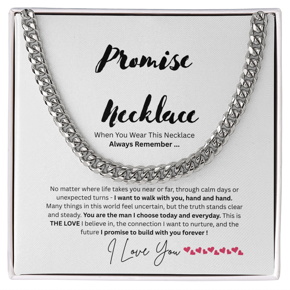 “A Promise He Can Wear Every Day.”