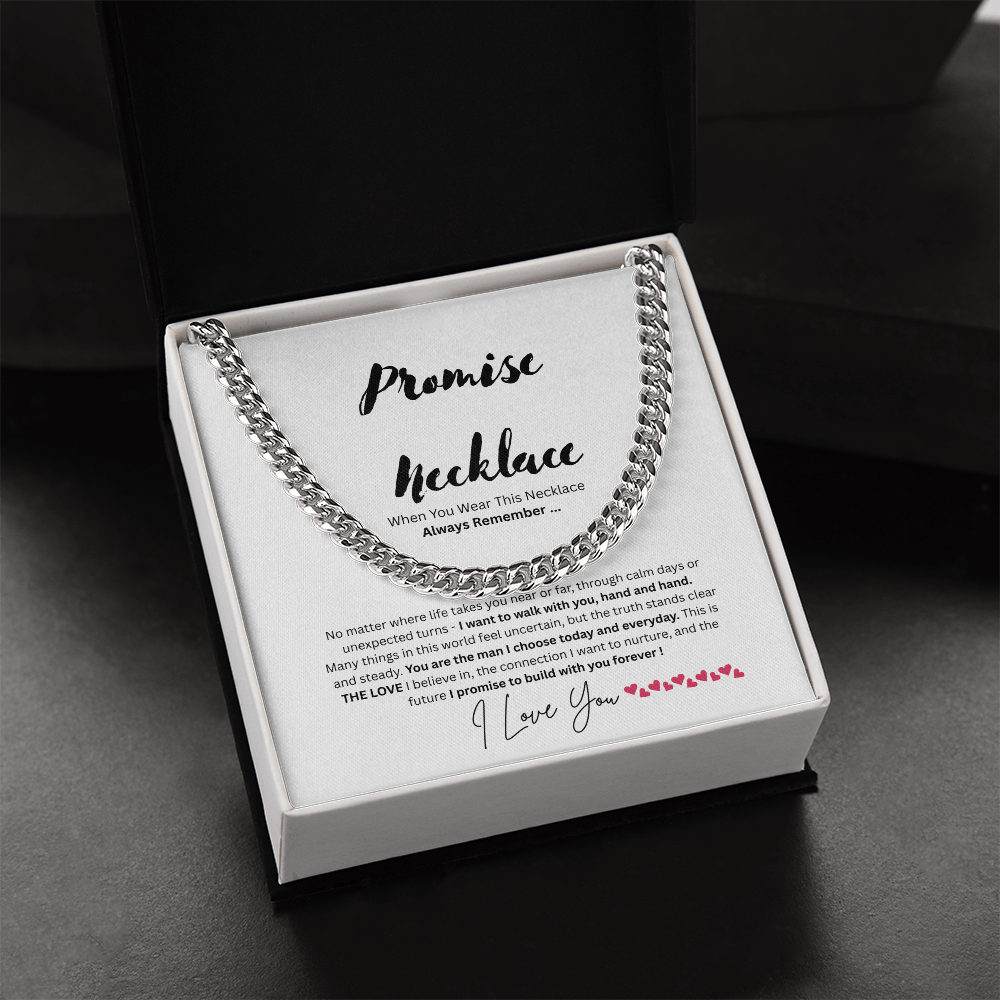 “A Promise He Can Wear Every Day.”