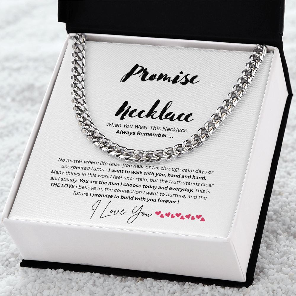 “A Promise He Can Wear Every Day.”