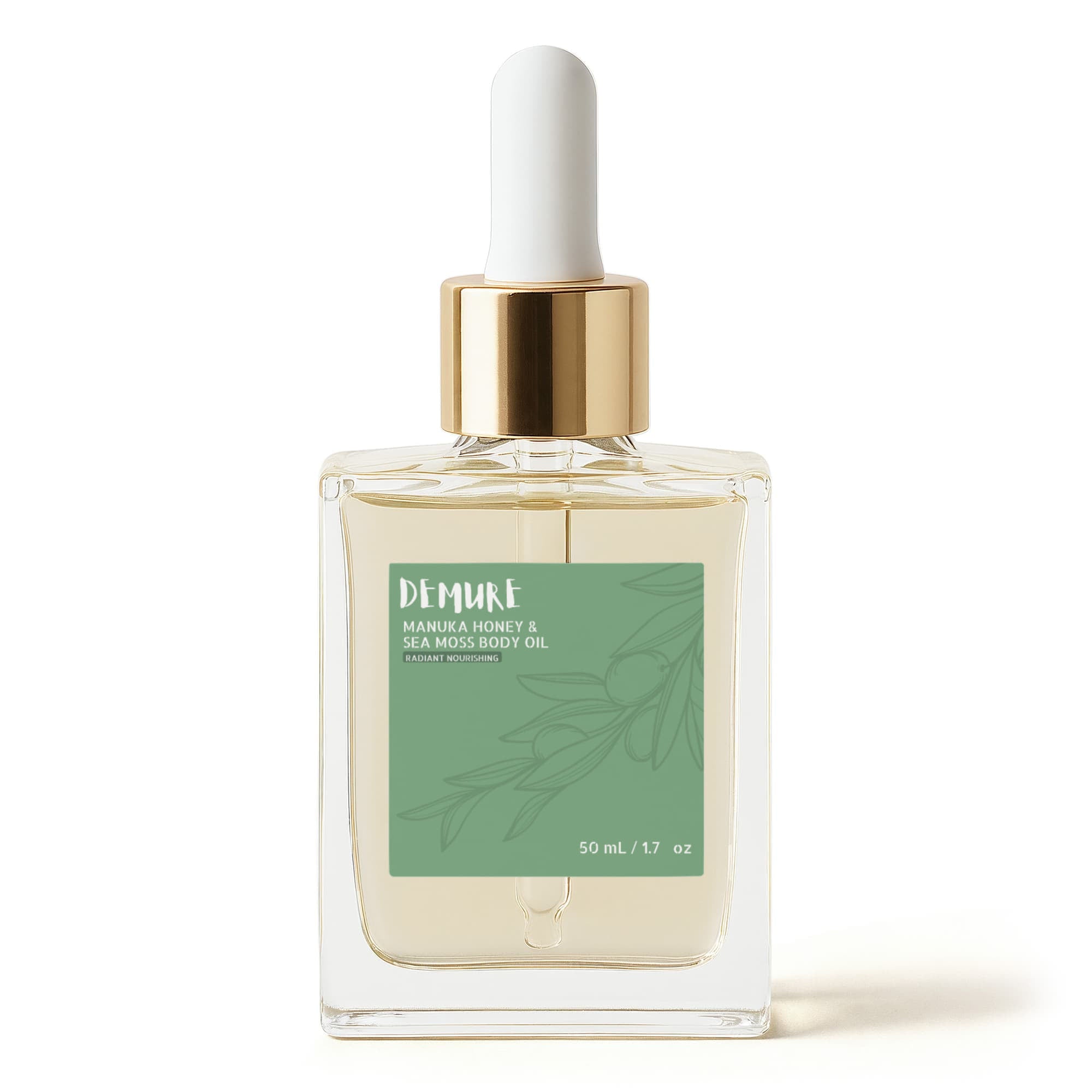 DEMURE Manuka Honey Sea Moss Post-Shave Oil