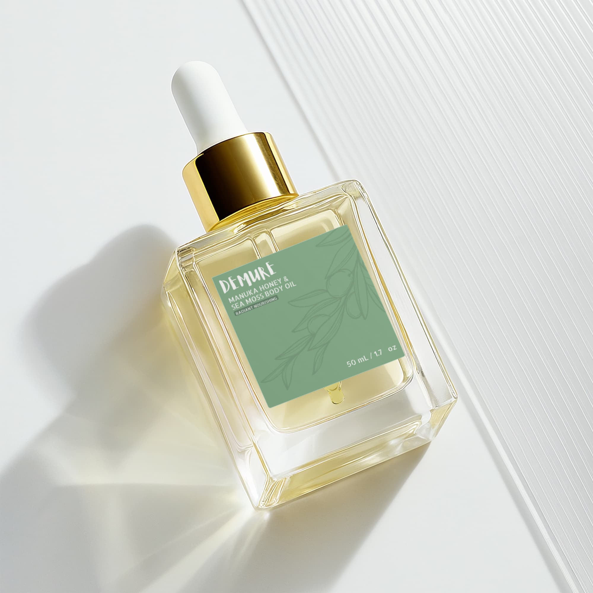 DEMURE Manuka Honey Sea Moss Post-Shave Oil