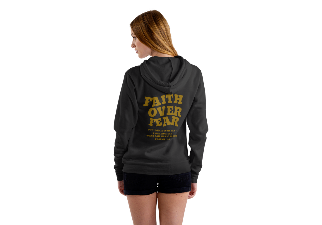 FAITH OVER FEAR .....Unisex Premium Hoodie
