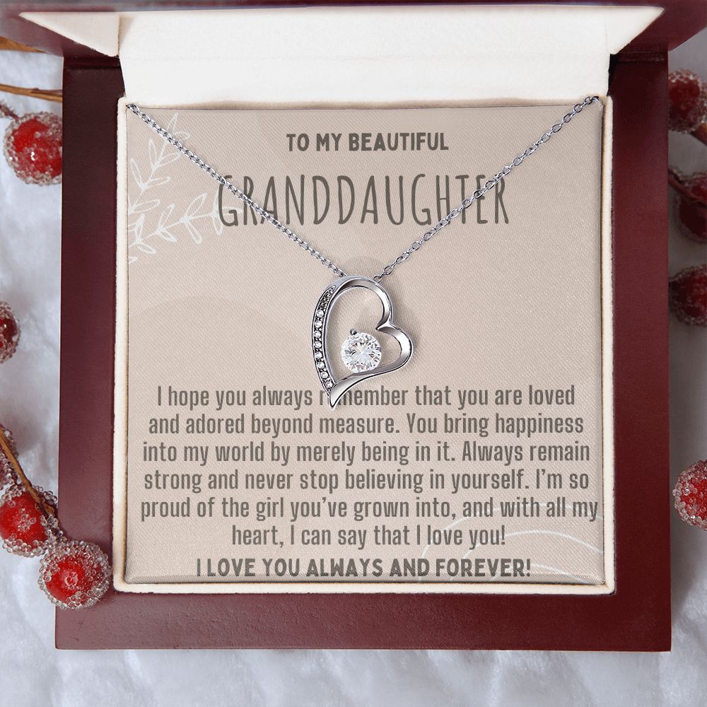 TO MY BEAUTIFUL GRAND DAUGHTER