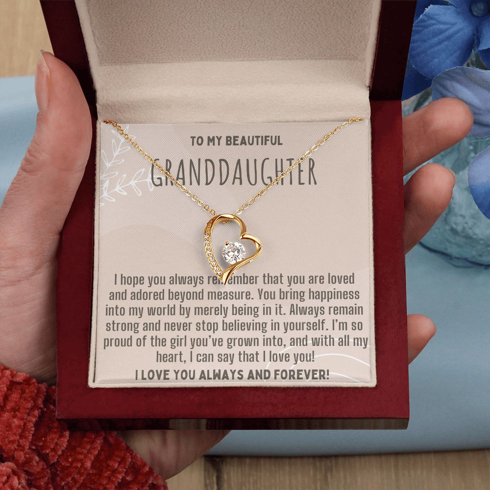 TO MY BEAUTIFUL GRAND DAUGHTER