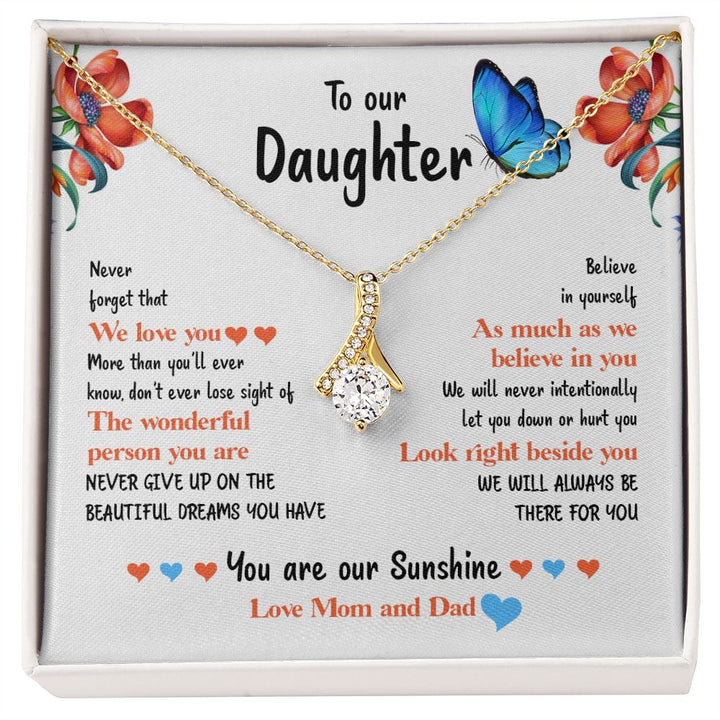 To Our Daughter - Alluring Beauty Necklace
