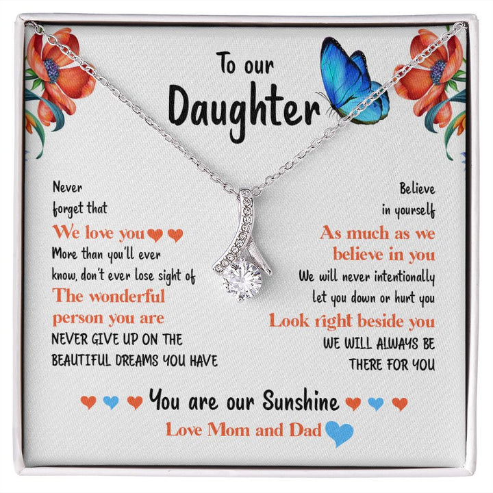 To Our Daughter - Alluring Beauty Necklace