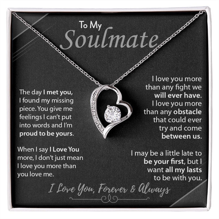 To My Soulmate - Forever Love Necklace