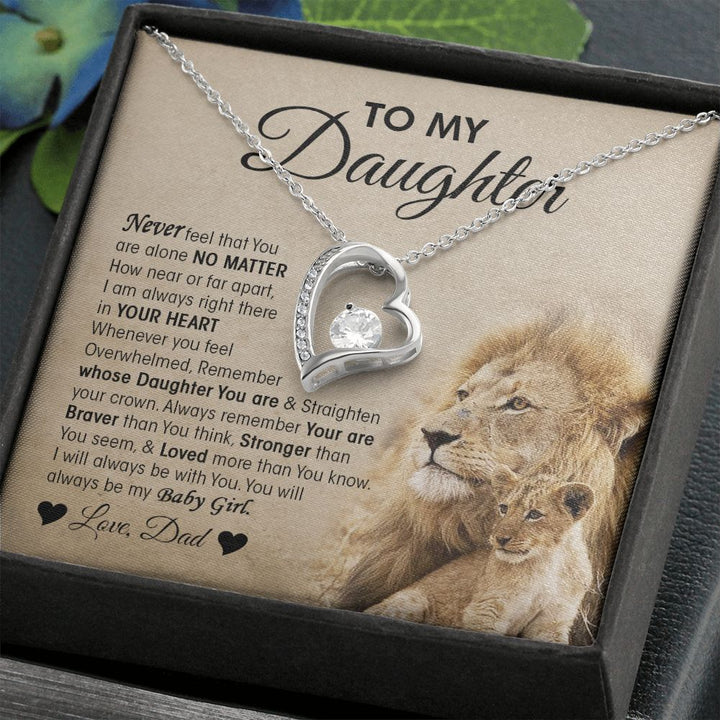 To My Daughter - Forever Love Necklace