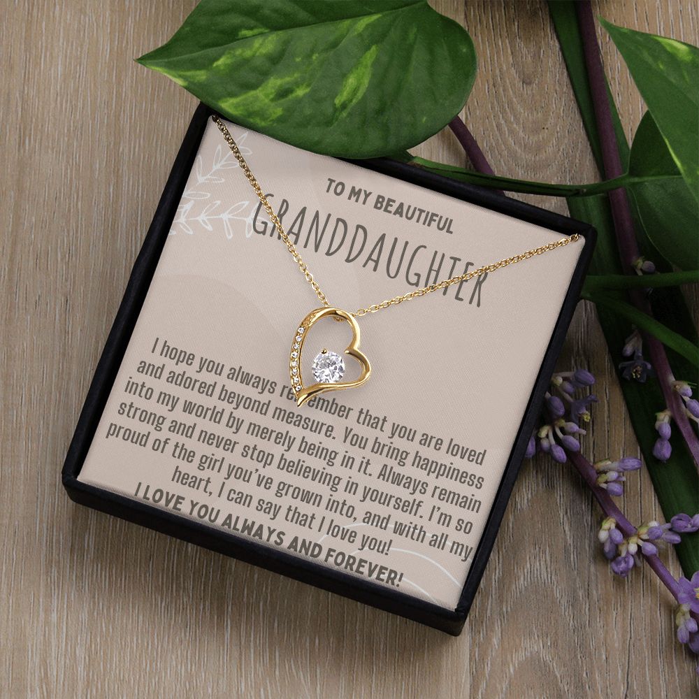 TO MY BEAUTIFUL GRAND DAUGHTER