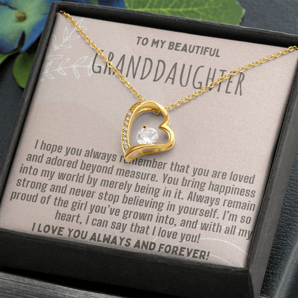 TO MY BEAUTIFUL GRAND DAUGHTER